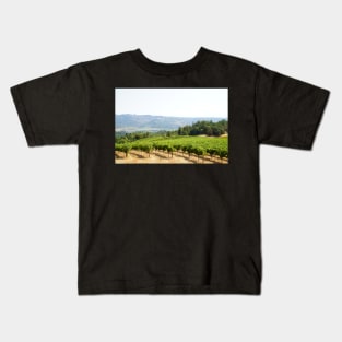 Vineyard views from Spring Mountain, Napa Valley Kids T-Shirt